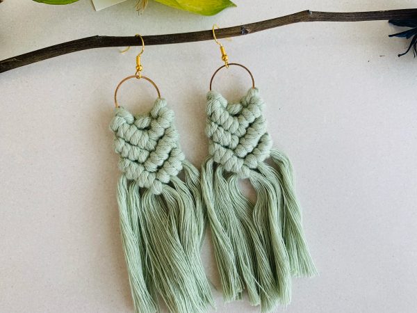 Sirene Macrame Earrings - Image 3