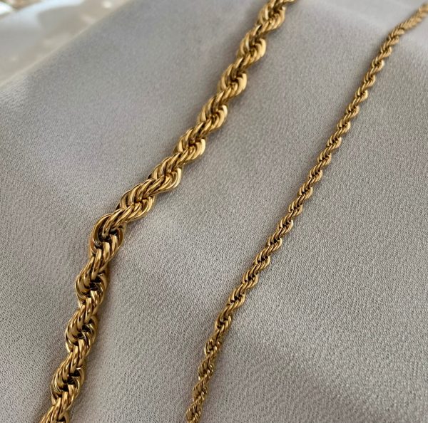 Rope Stainless Steel Bracelet - Image 2
