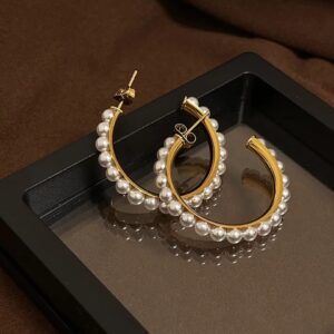 Diane Pearl C Hoops - Image 3