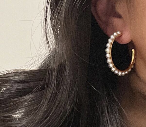 Diane Pearl C Hoops - Image 2