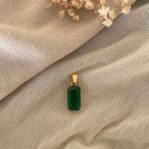 Classic Green Stone Pendant