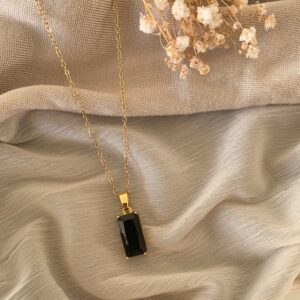 Classic Black Stone Pendant