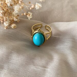 Retro Torquoise Bold Ring