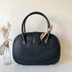 Black Buntal Bag