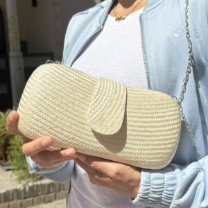 Aria Clutch Bag (Natural)