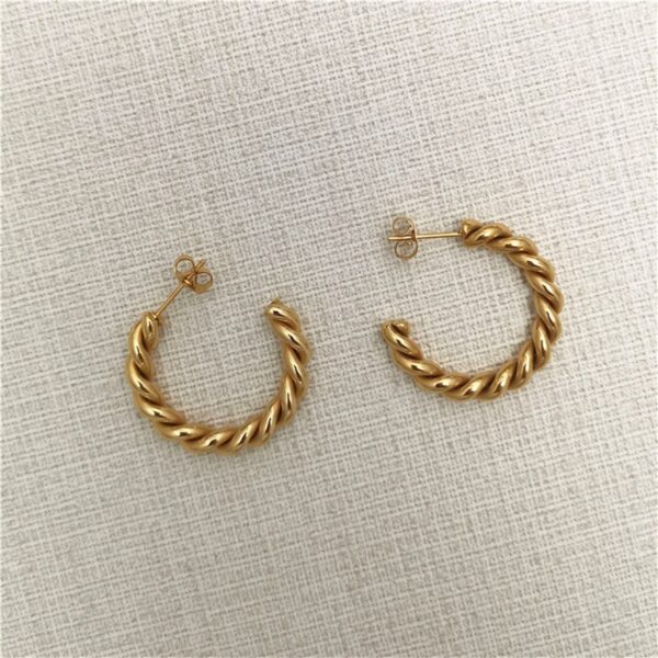 C Twisted Hoops - Image 2