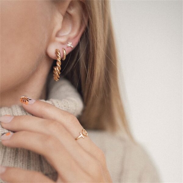 C Twisted Hoops - Image 3