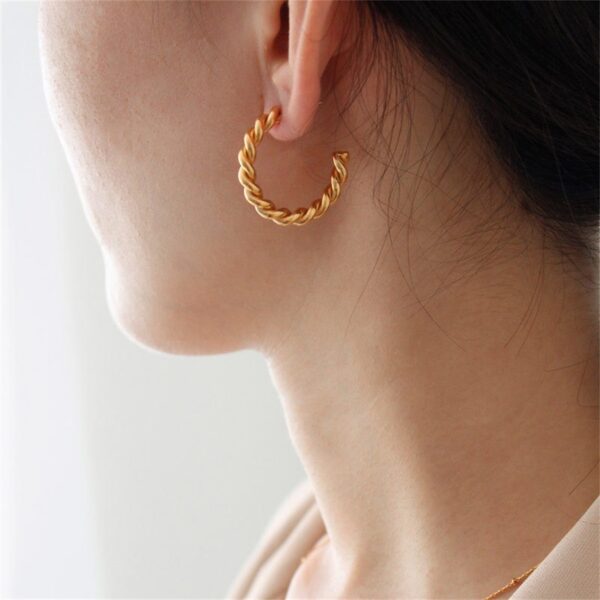 C Twisted Hoops - Image 4