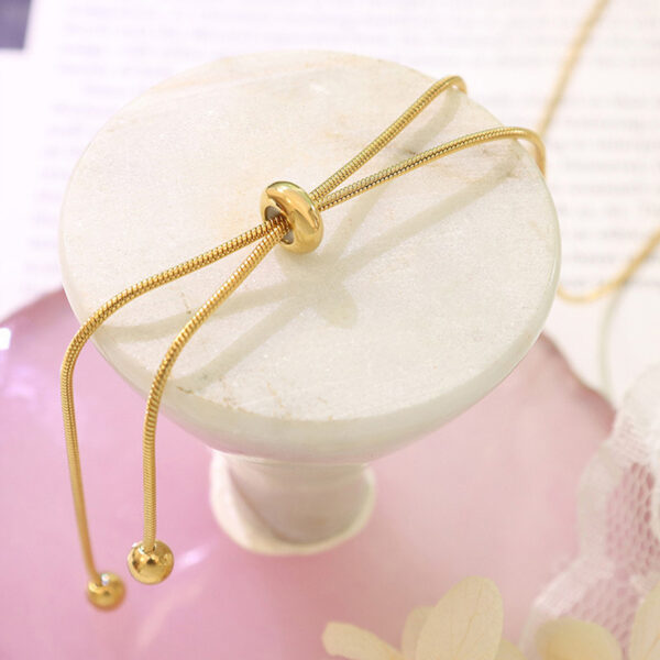 Snake Chain Adjustable Y Necklace - Image 3