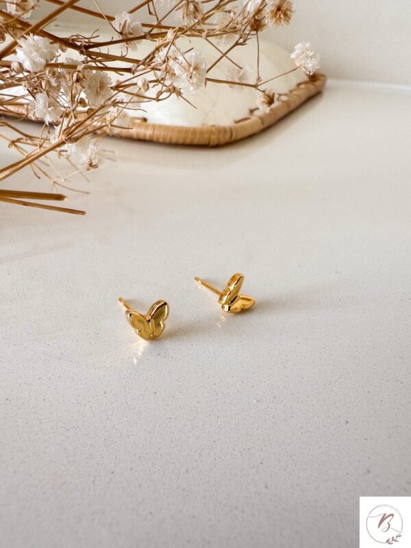 Polly Butterfly Studs - Image 3