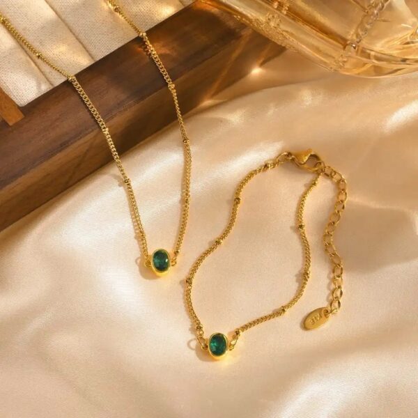 Sabrina Necklace and Bracelet Set - Image 2