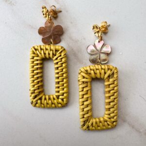 Clara Rattan Earrings