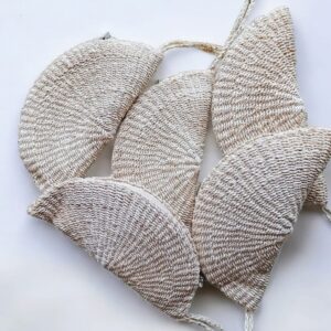 Judy Abaca Clutch (White)