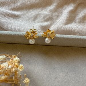 Luna Bow Studs
